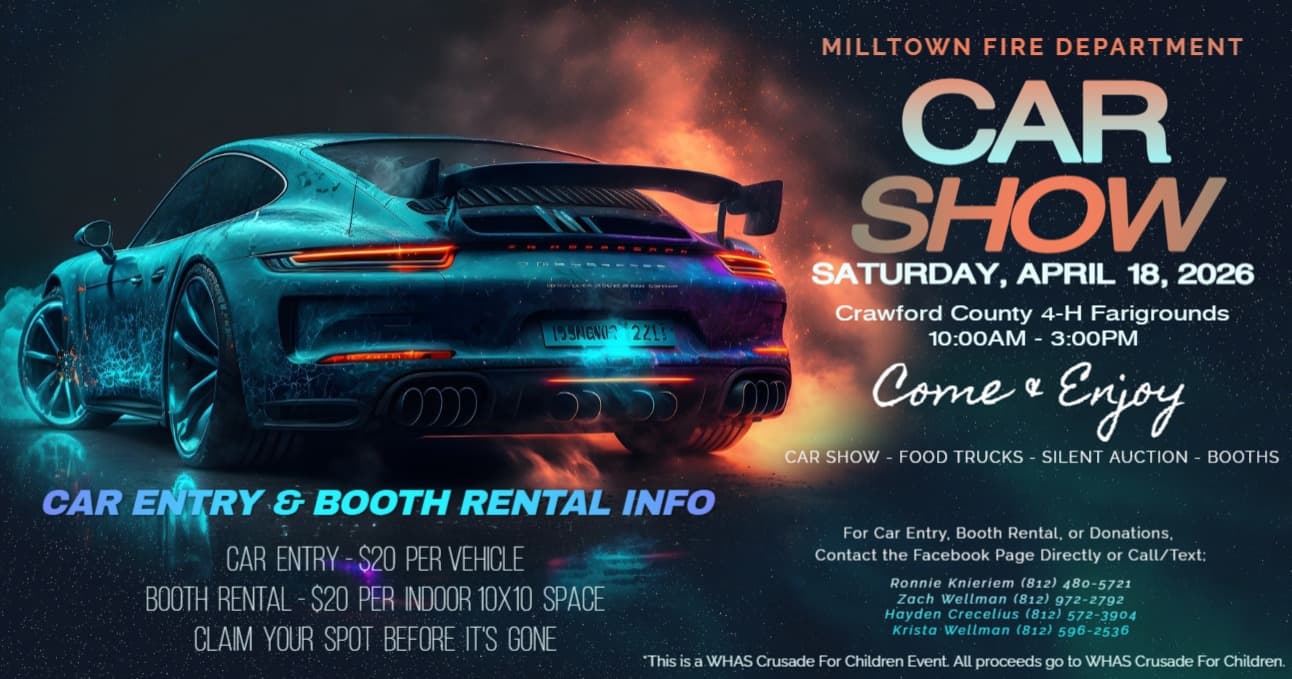 Milltown Fire Department Car Show & Silent Auction