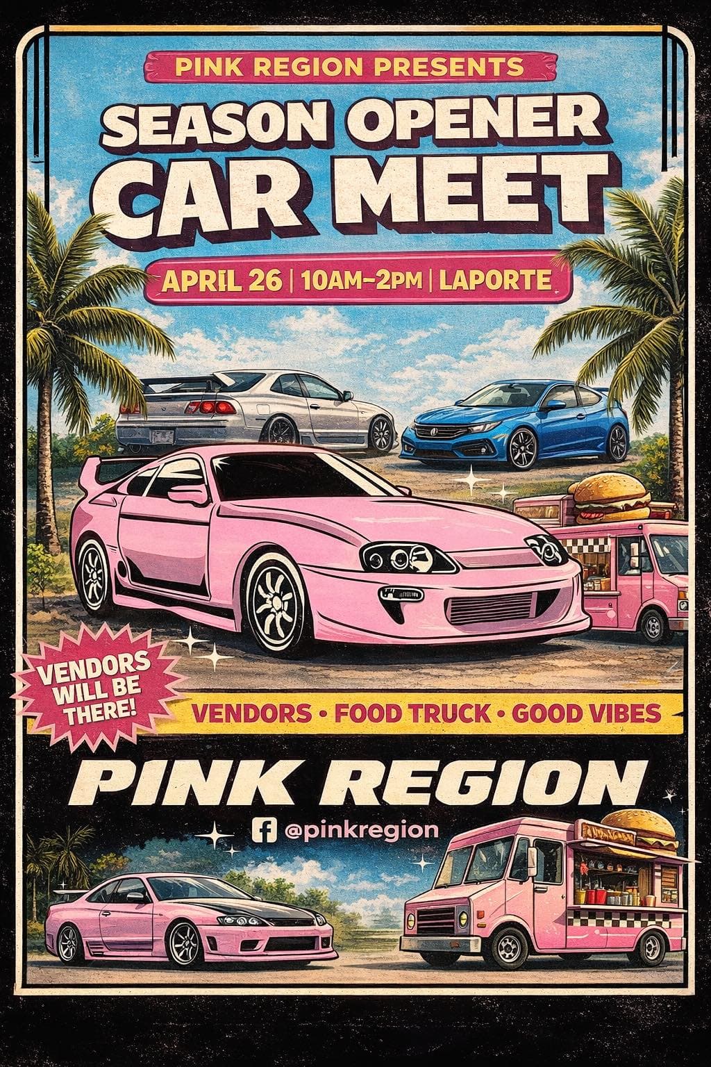 Pink Region Season Opener Car Meet