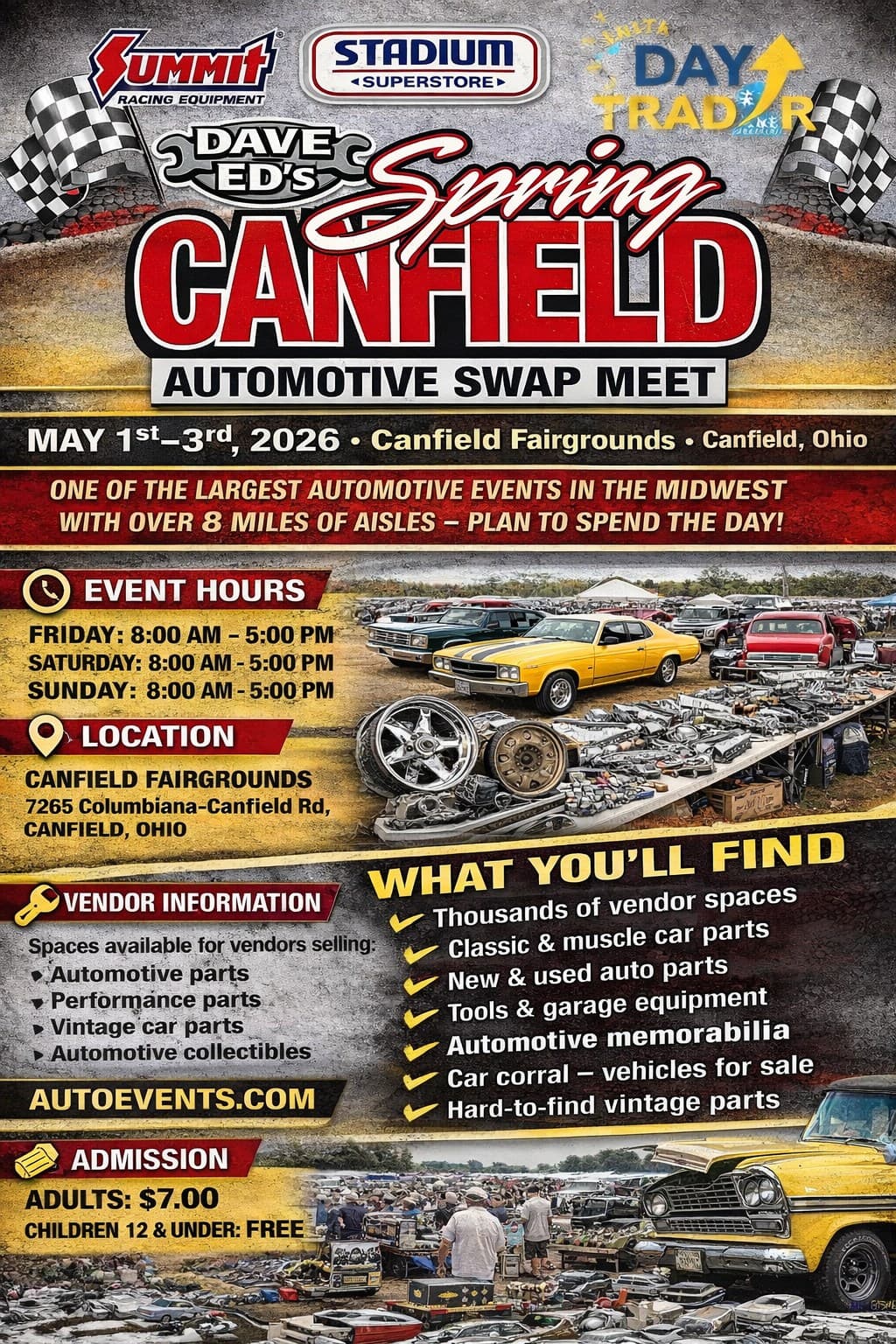 Dave & Ed’s Spring Canfield Automotive Swap Meet