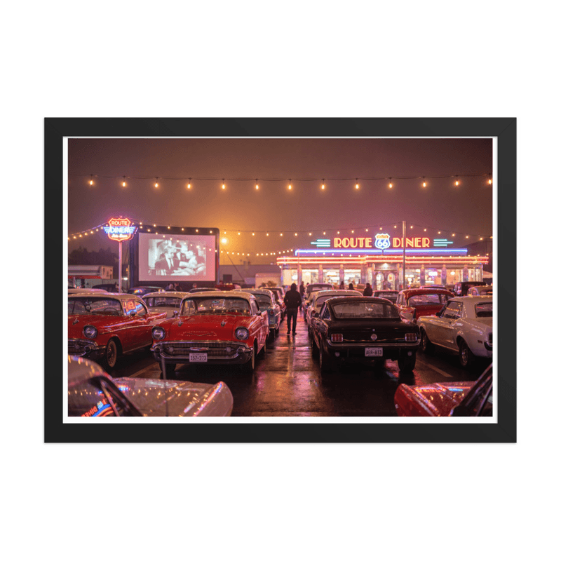 The Route 66 Drive-In -Neon, Novas & Nostalgia