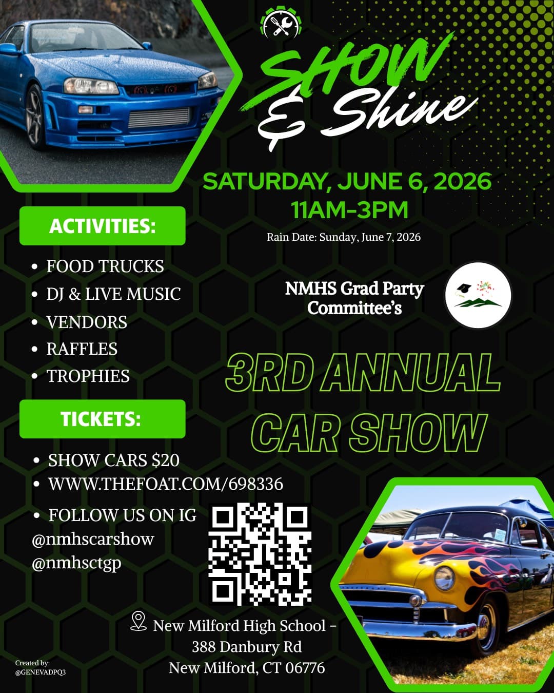 New Milford High School 3rd Annual Car Show