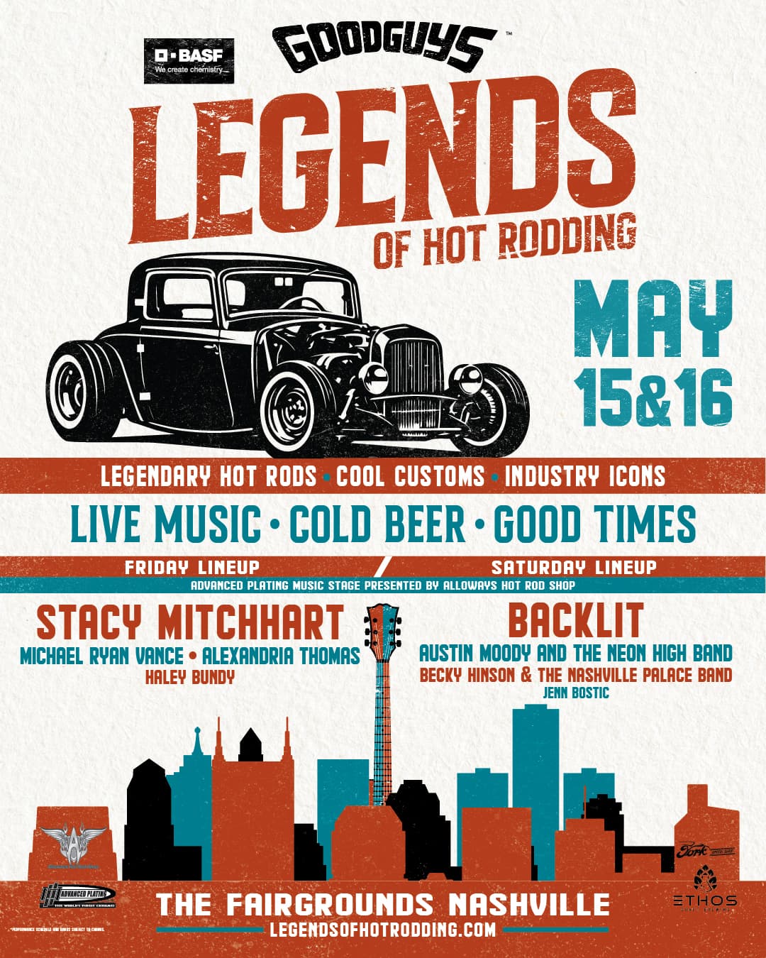 Legends of Hot Rodding: Nashville 2026