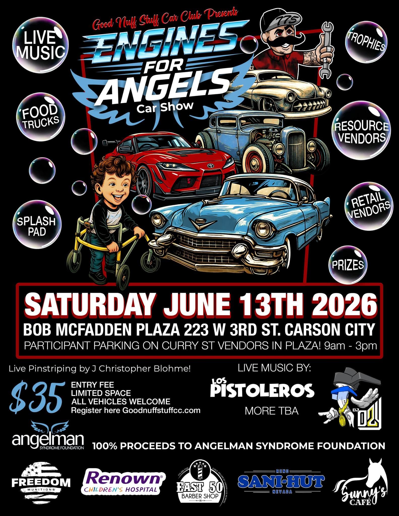 Engines for Angels Car Show