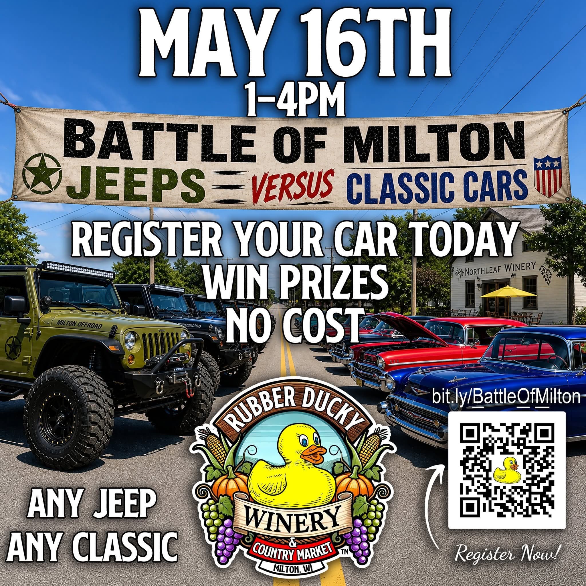Battle Of Milton: Jeeps VS. Classics