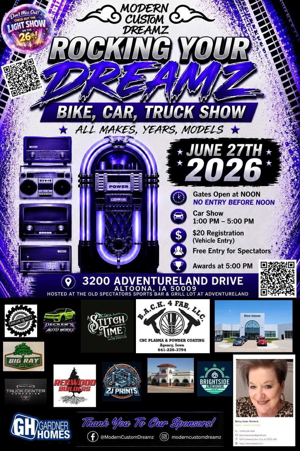Rocking Your Dreamz Bike, Car, Truck Show
