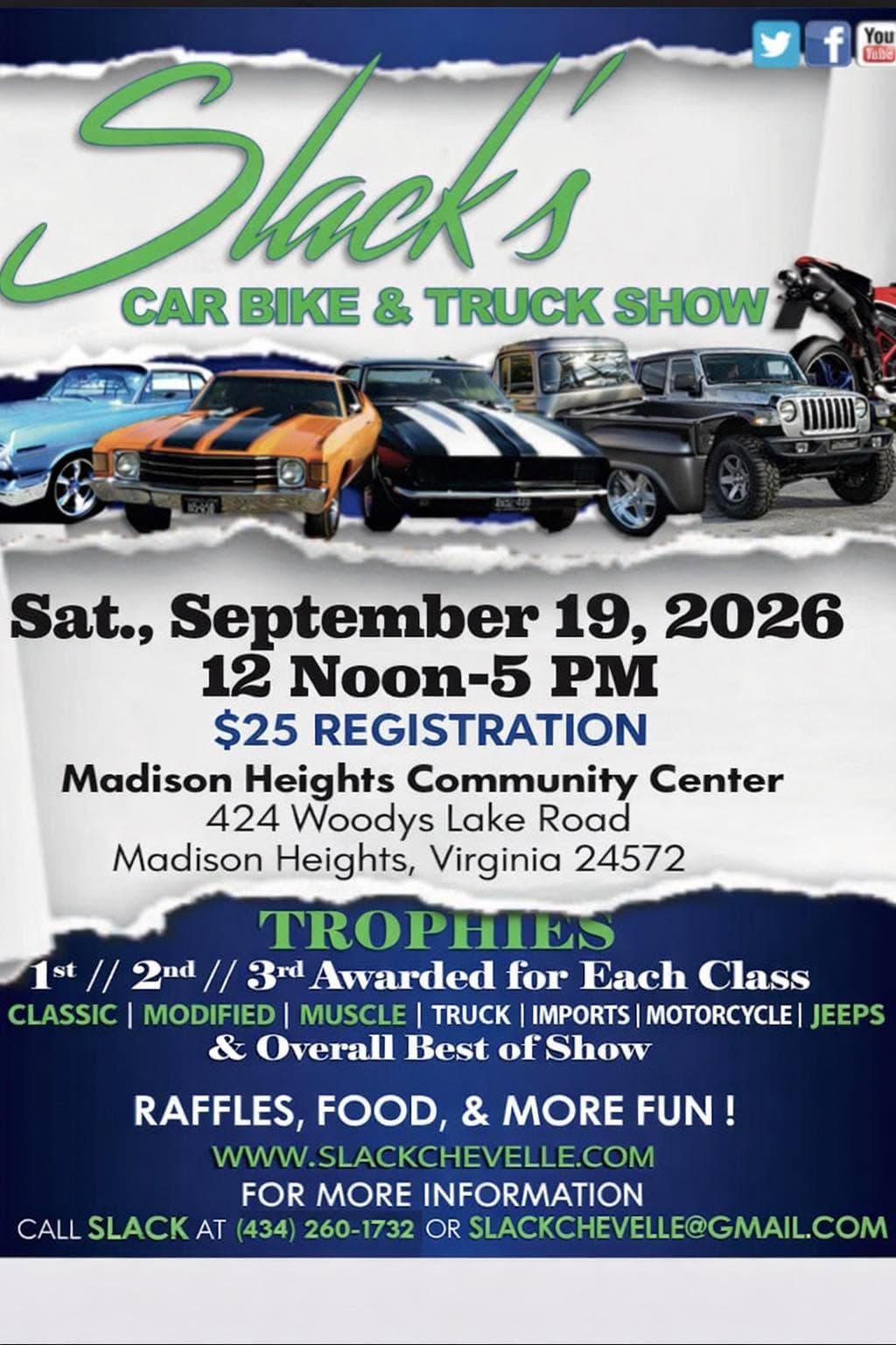 Slack's Car Bike & Truck Show