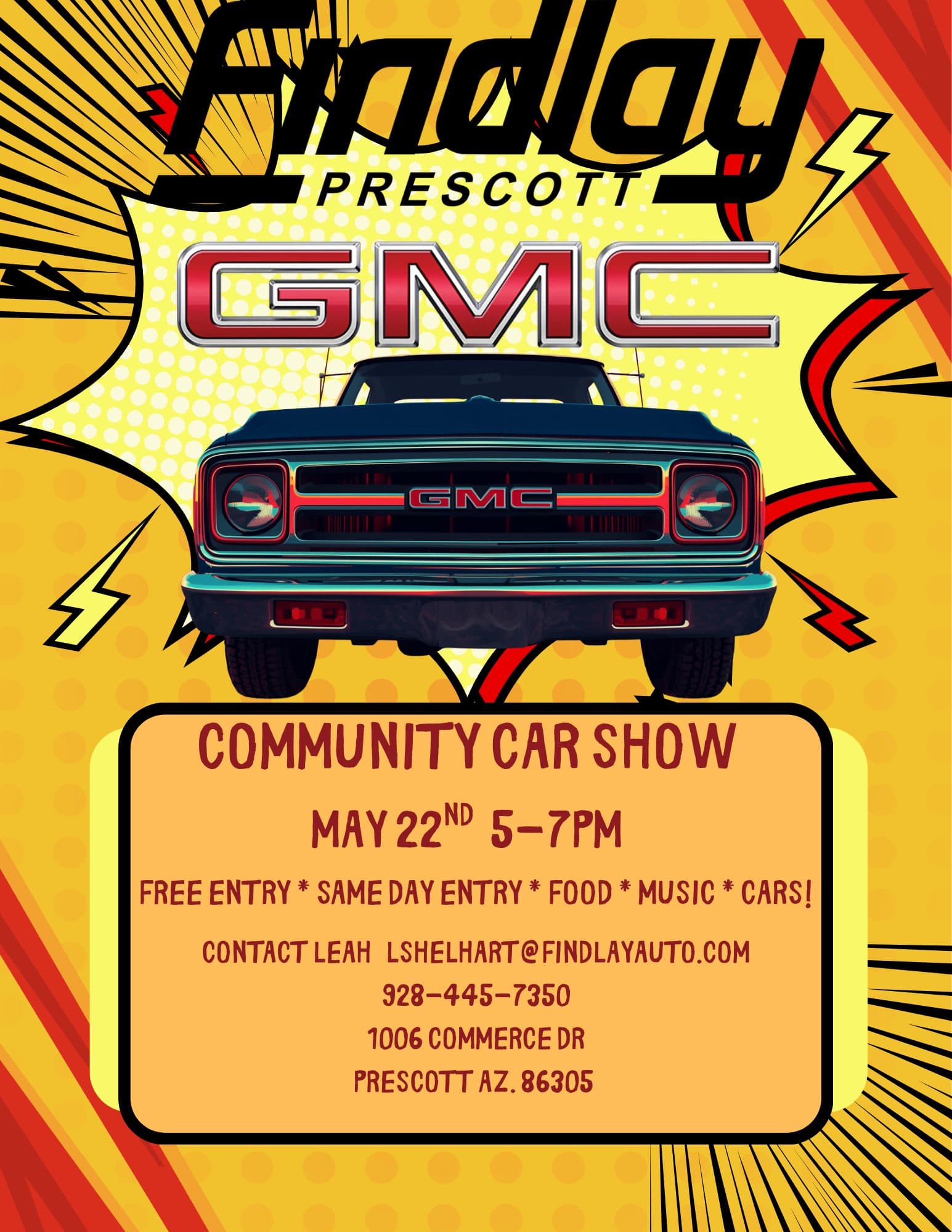 Findlay Prescott GMC Community Car Show