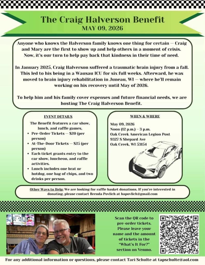 The Craig Halverson Benefit