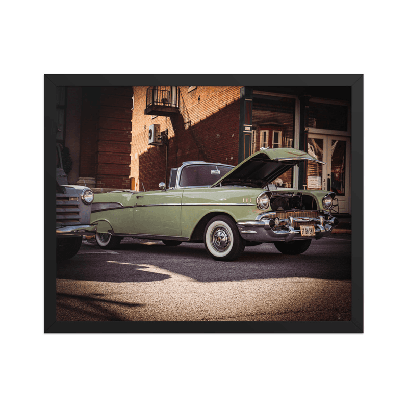Mint Green Olds – 1957 Convertible Dream