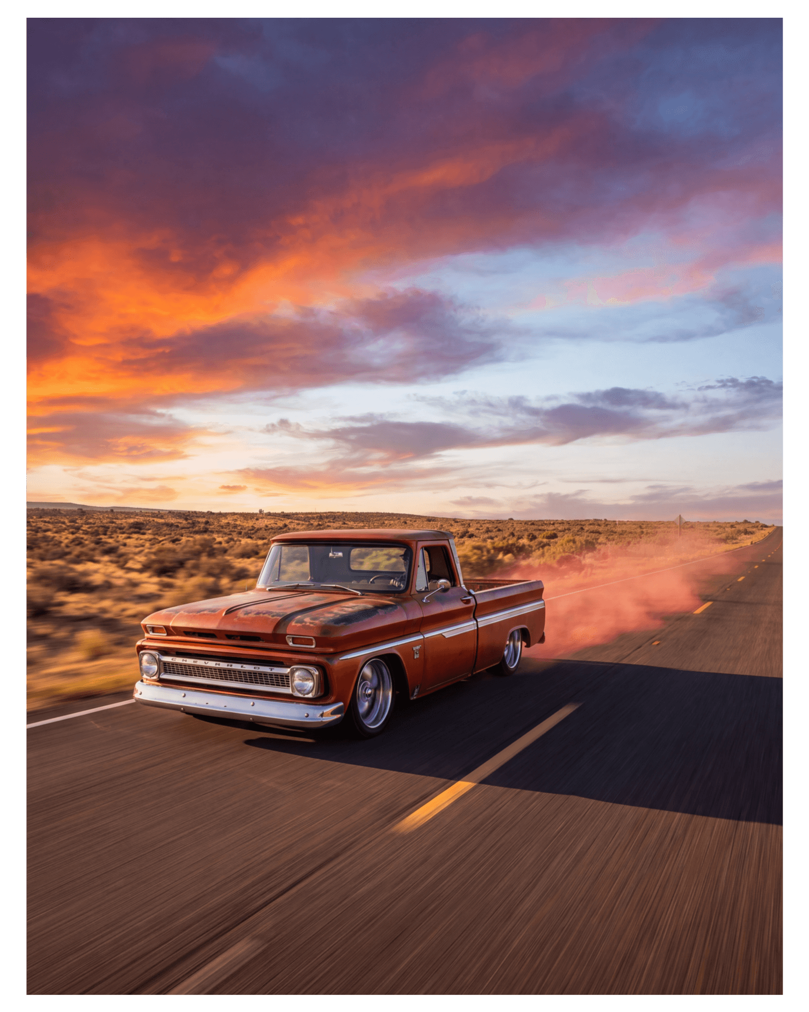Desert Dust & Crimson Dusk