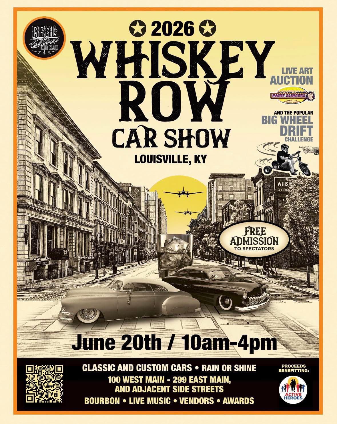 2026 Whiskey Row Louisville, KY Car Show