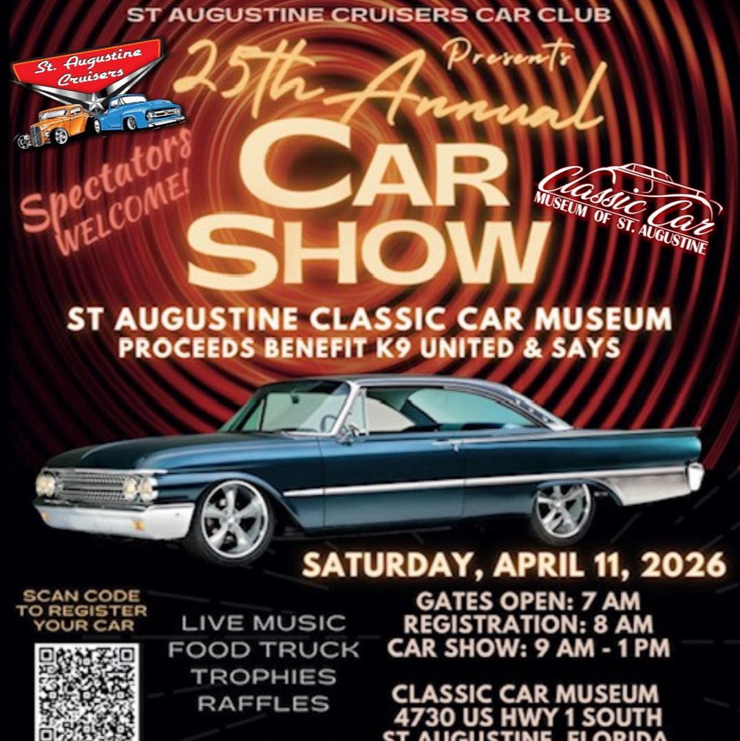 St. Augustine Cruisers 25th Annual Car Show