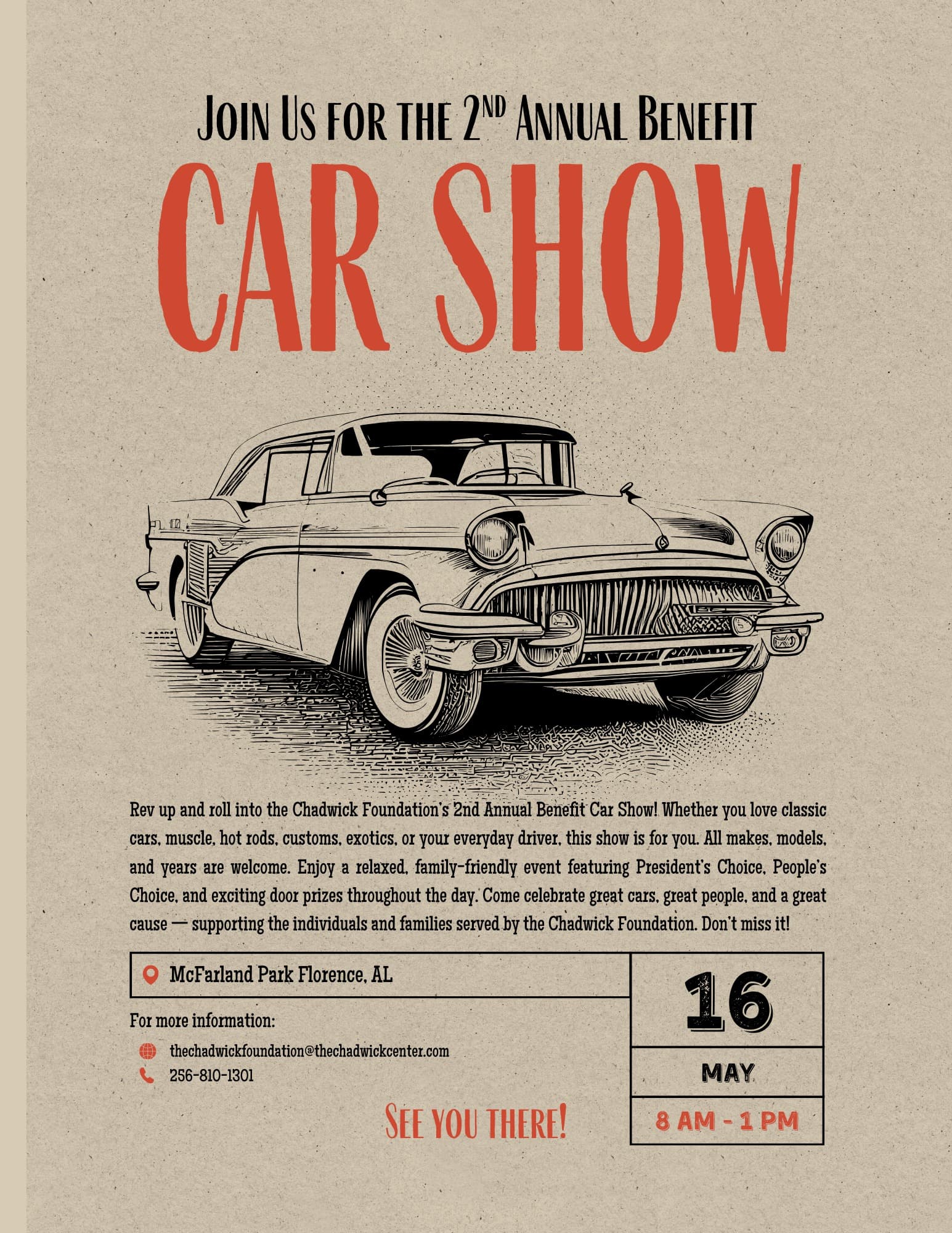 Chadwick Foundation 2nd Annual Benefit Car Show