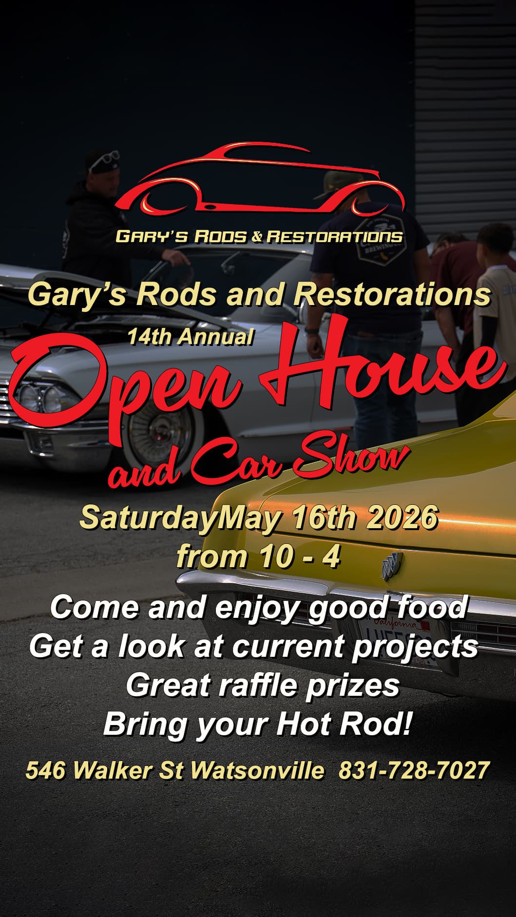 Gary’s Rods & Restorations – 14th Annual Open House & Car Show