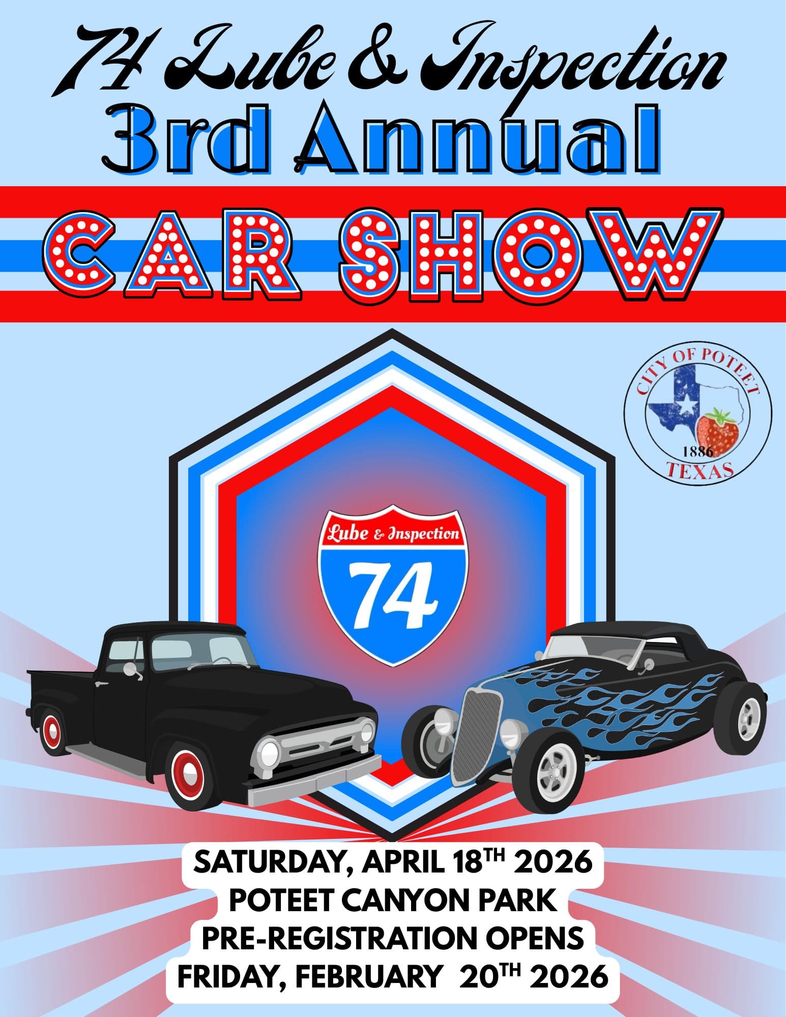 74 Lube & Inspection – 3rd Annual Car Show
