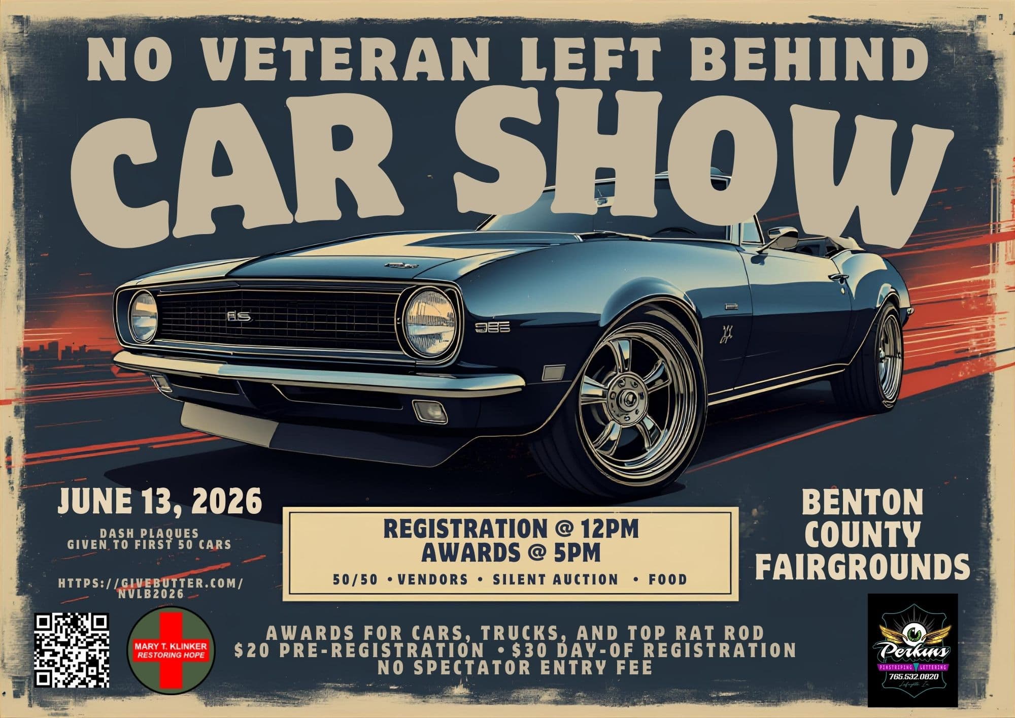 No Veteran Left Behind Car Show