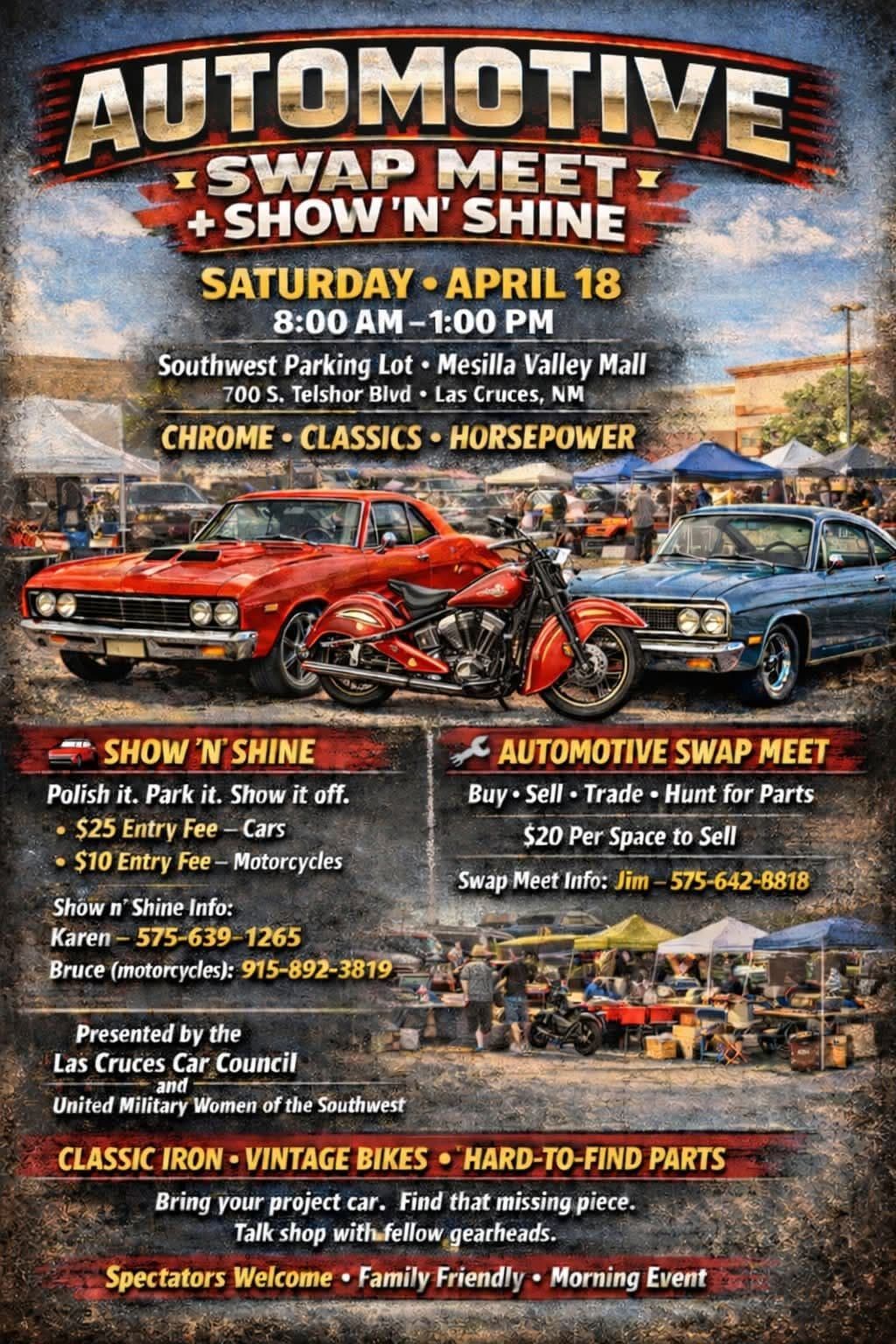 Automotive Swap Meet + Show ’N Shine in Las Cruces