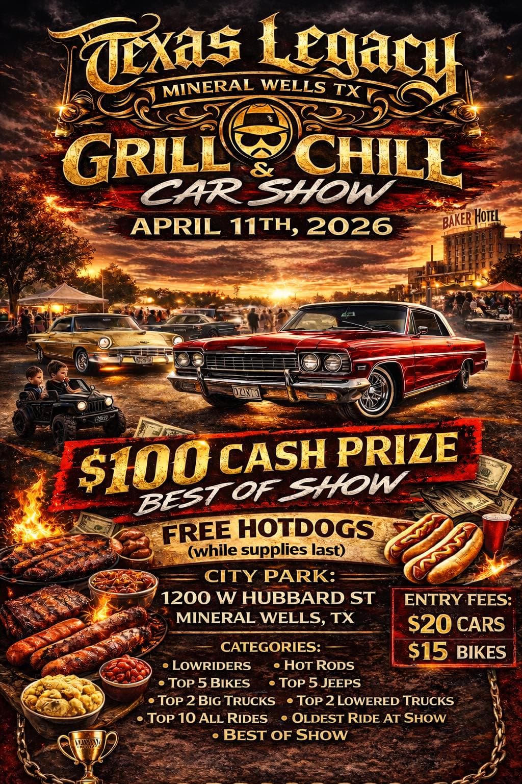 TEXAS LEGACY – GRILL & CHILL CAR SHOW