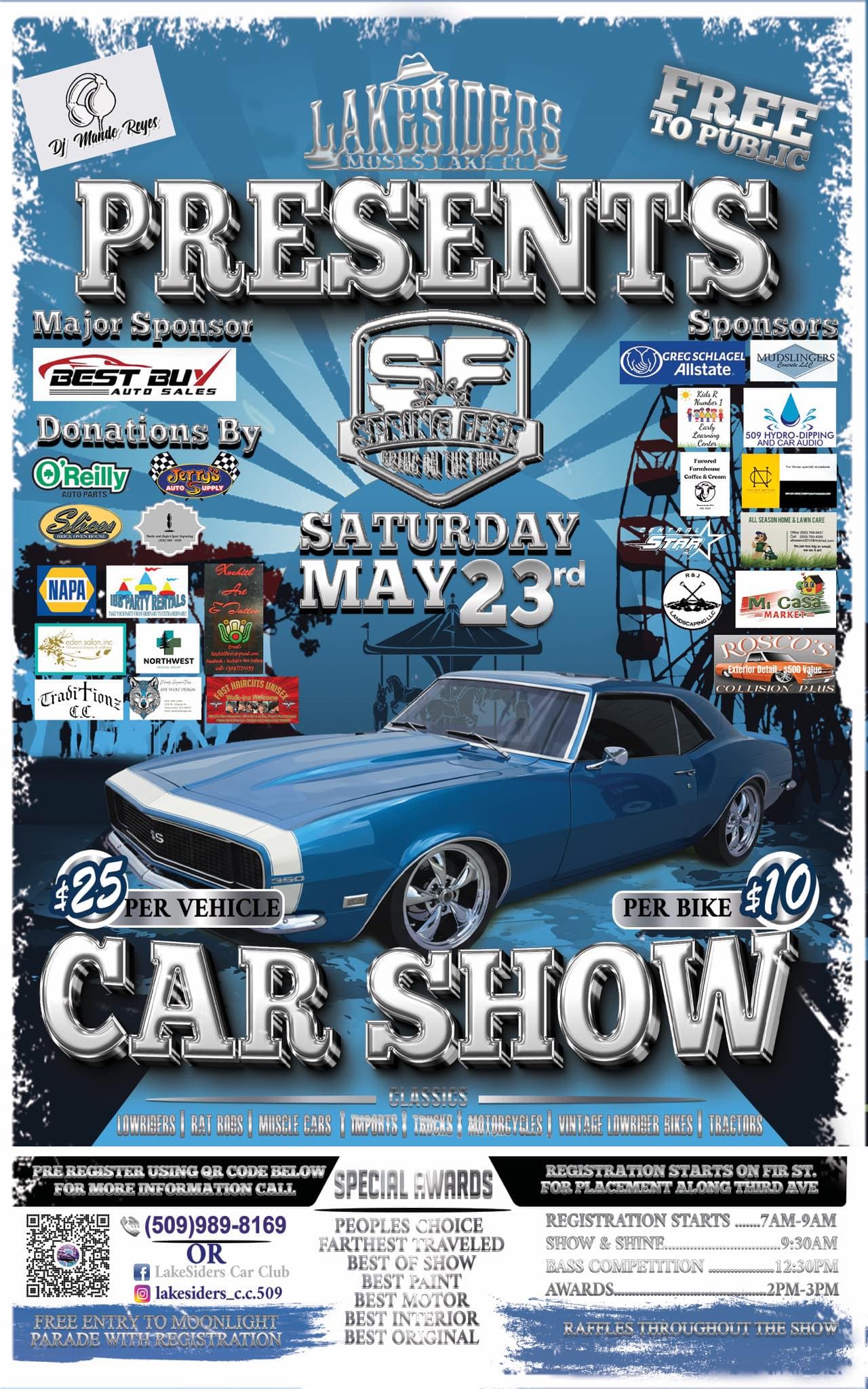 LAKESIDERS CAR SHOW 2026