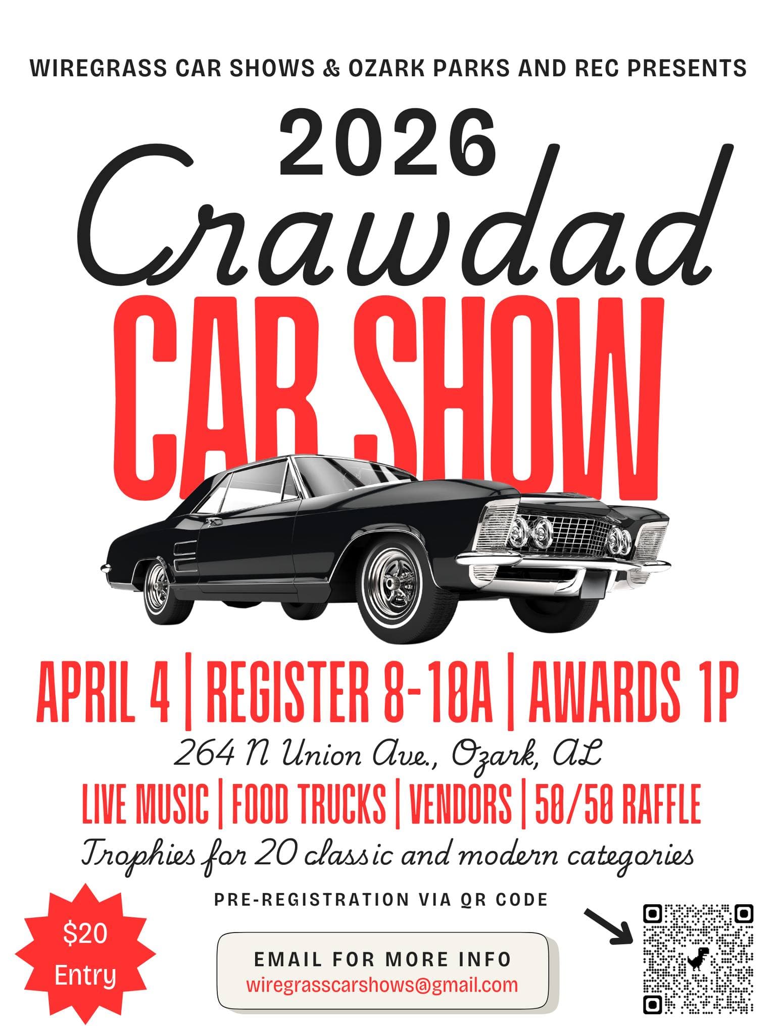 2026 Crawdad Festival Car Show