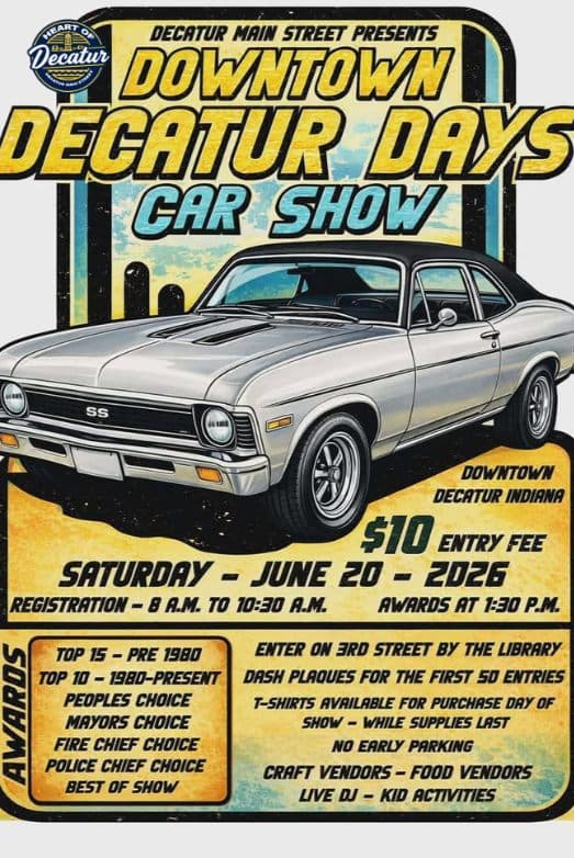 DOWNTOWN DECATUR DAYS CAR SHOW