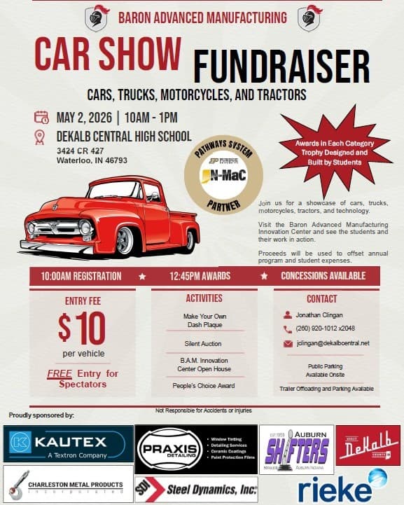 Baron Advanced Manufacturing Car Show Fundraiser
