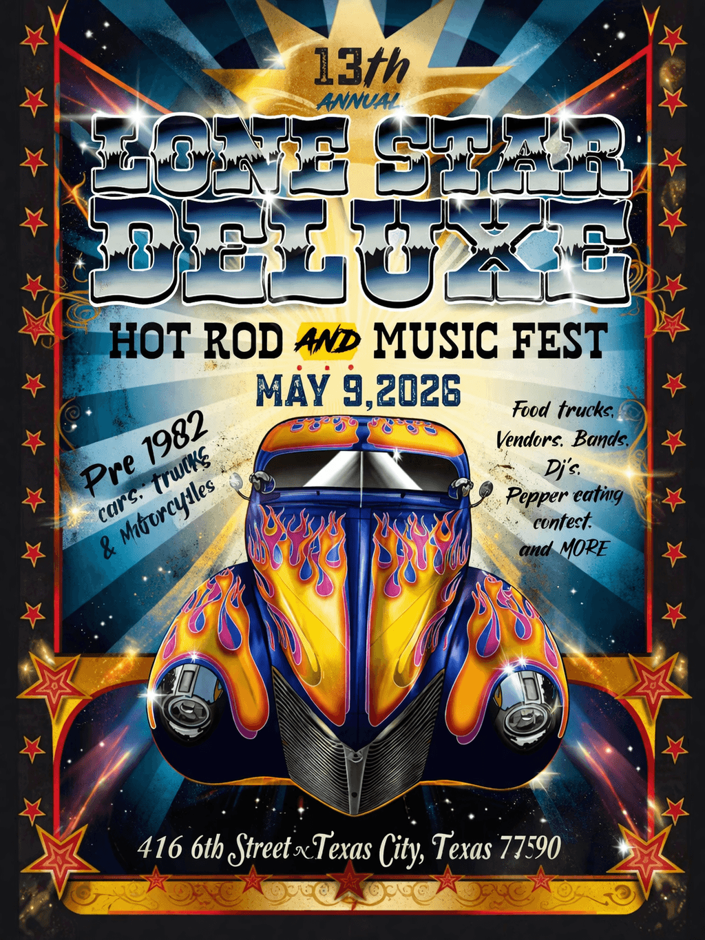 13th Annual Lone Star Deluxe Hot Rod & Music Fest