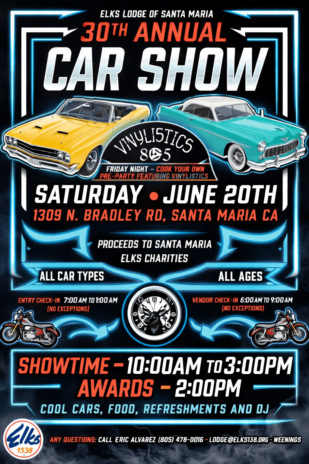 30th Annual Elks Lodge of Santa Maria Car Show