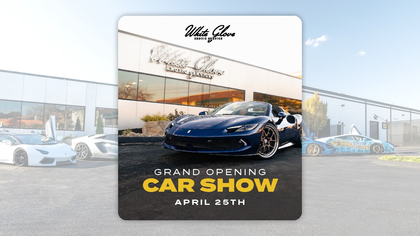 Grand Opening Car Show: White Glove