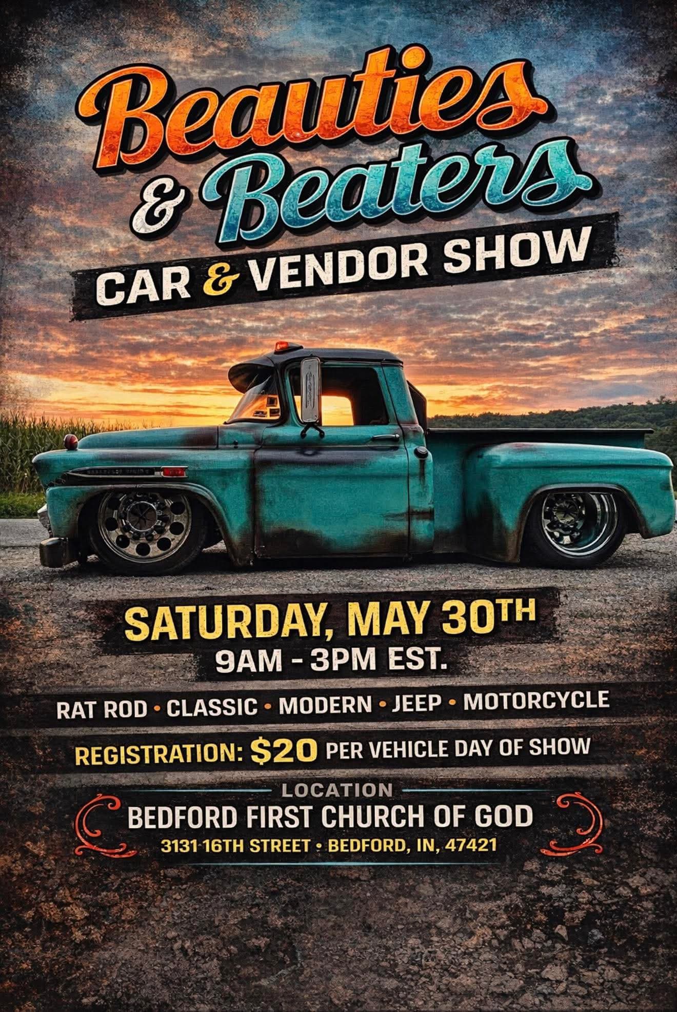 Beauties & Beaters Car & Vendor 2026 Show