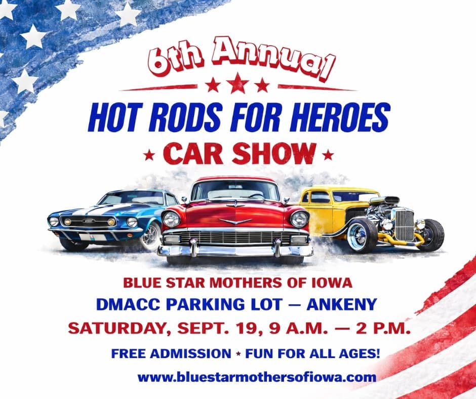 6th Annual Hot Rods for Heroes Car Show