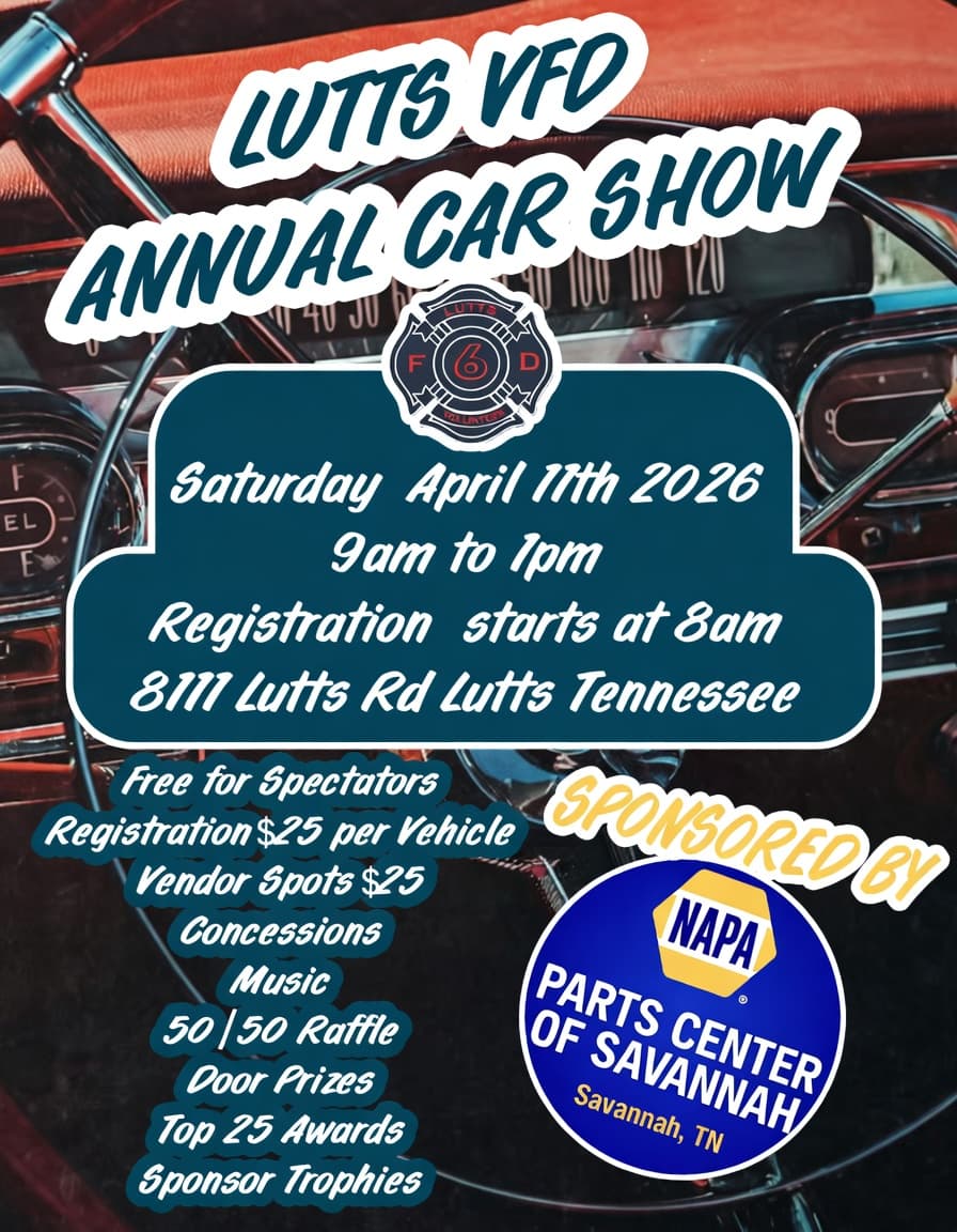 Lutts VFD Annual Car Show 2026