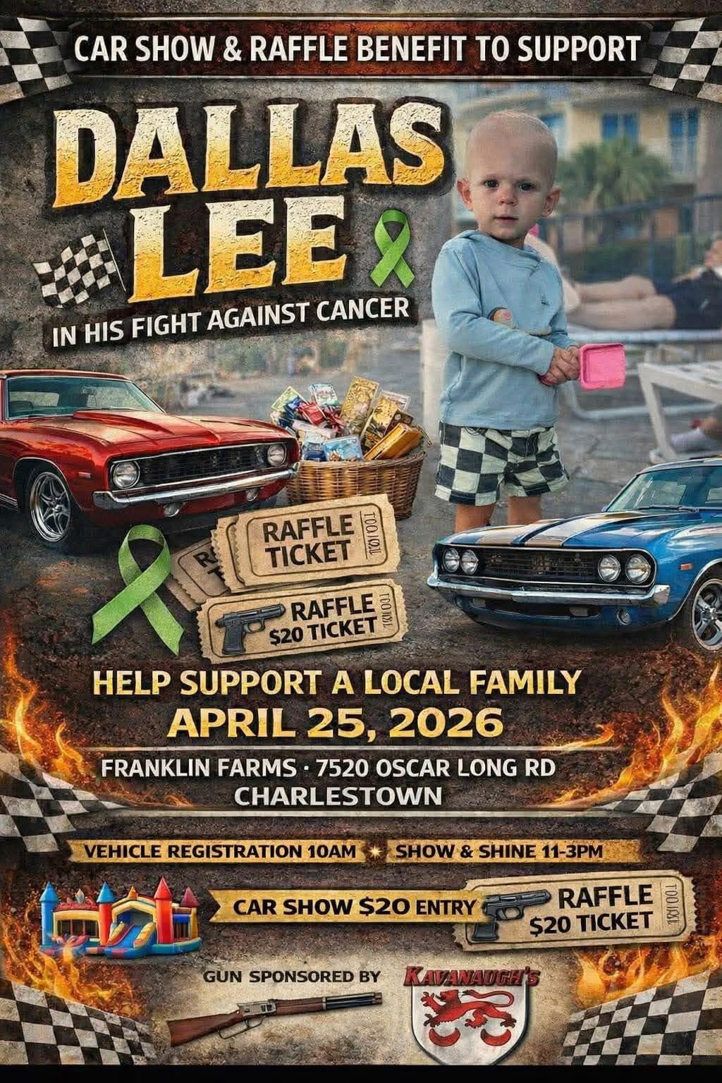 Car Show & Raffle Benefit: Support Dallas Lee