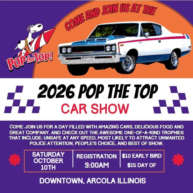 2026 Pop the Top Car Show