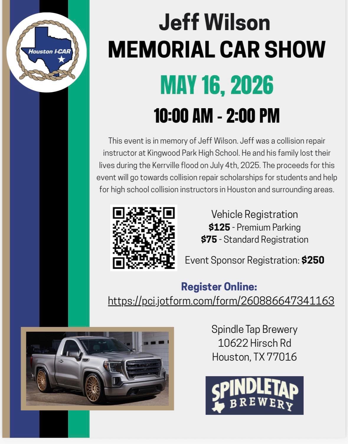 Jeff Wilson Memorial Car Show