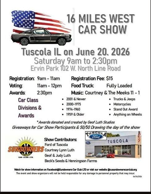 16 Miles West Car Show