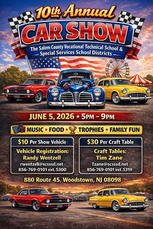 10th Annual Salem County Vo-Tech Car Show