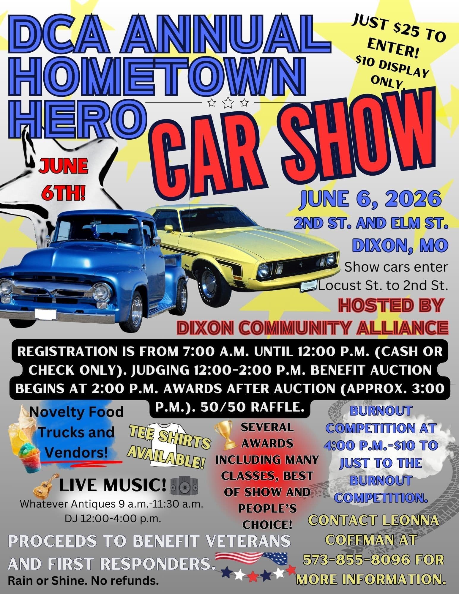 DCA Annual Hometown Hero Car Show