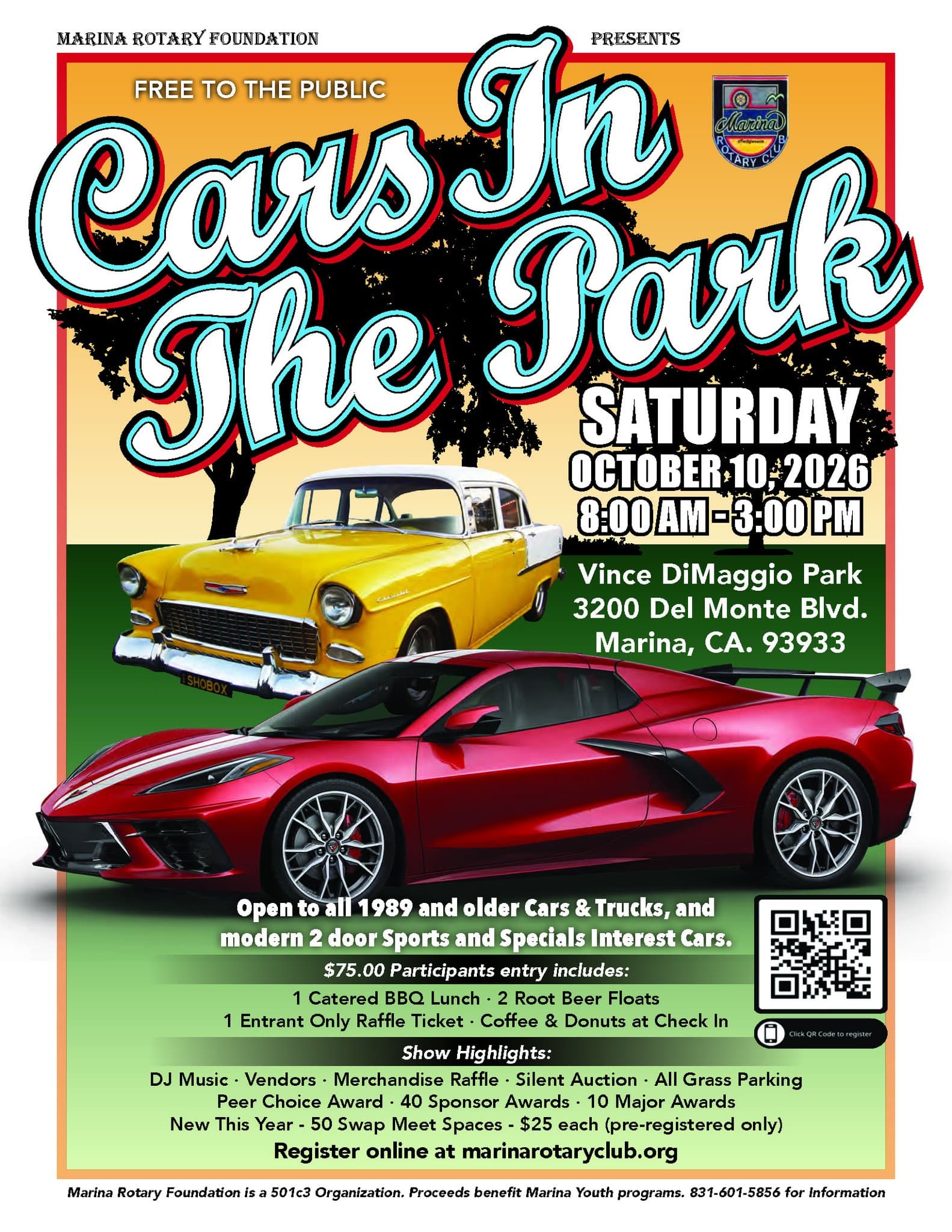 Cars In The Park 2026