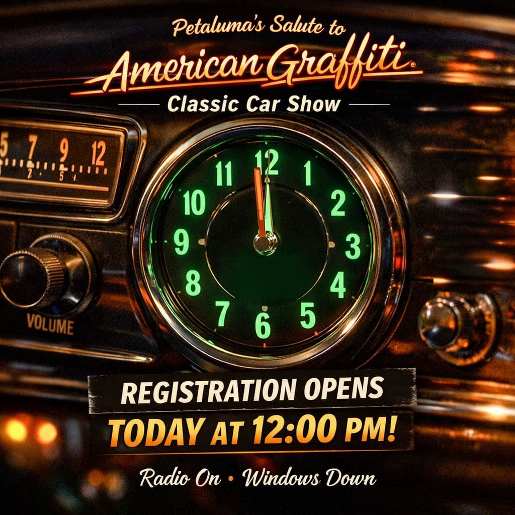 2026 Petaluma's Salute to American Graffiti Car Show