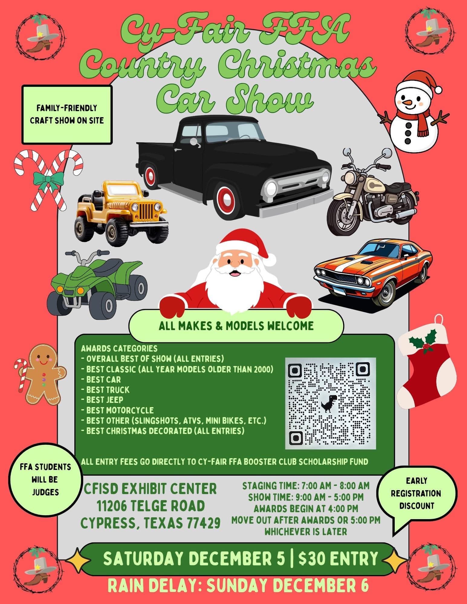 Cy-Fair FFA Country Christmas Car Show