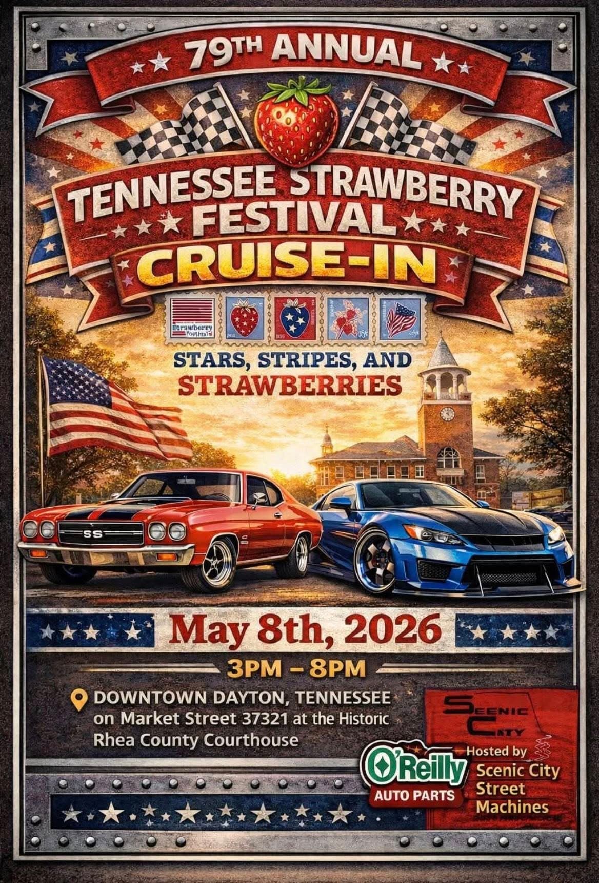 79th Annual Tennessee Strawberry Festival Cruise-In