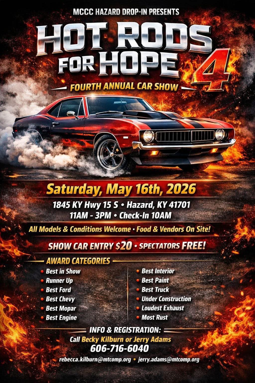 Hot Rods For Hope 4: Fourth Annual Car Show