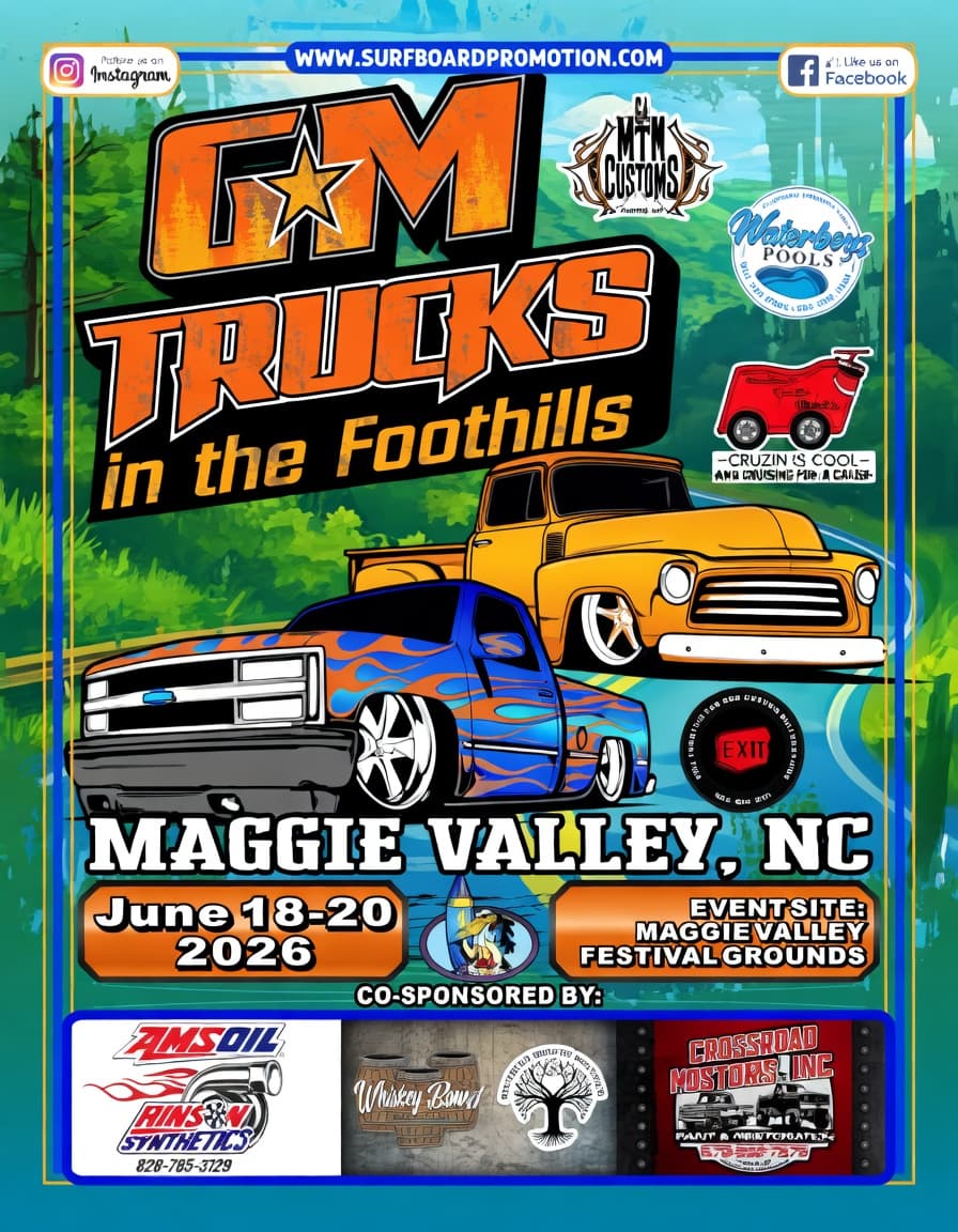 GM Trucks in the Foothills