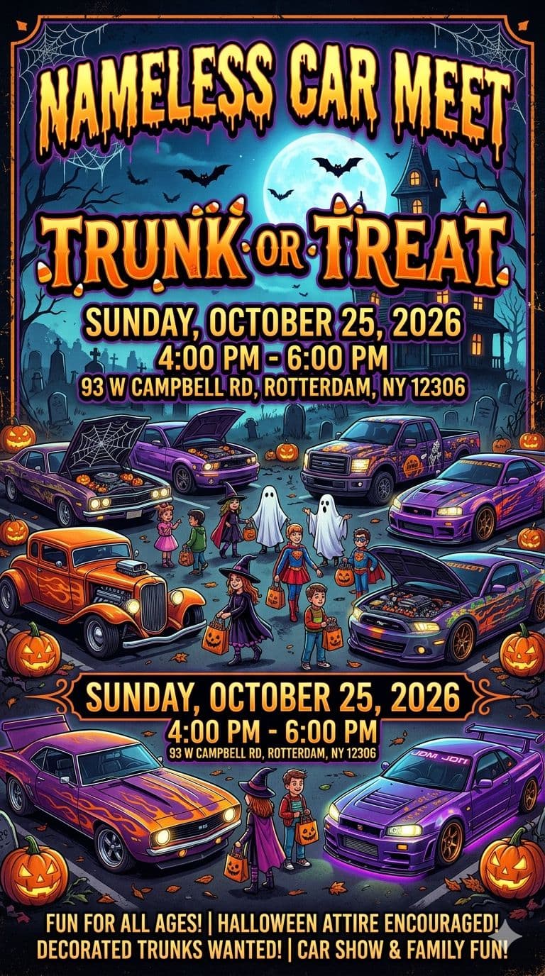 Nameless Car Meet: Trunk or Treat
