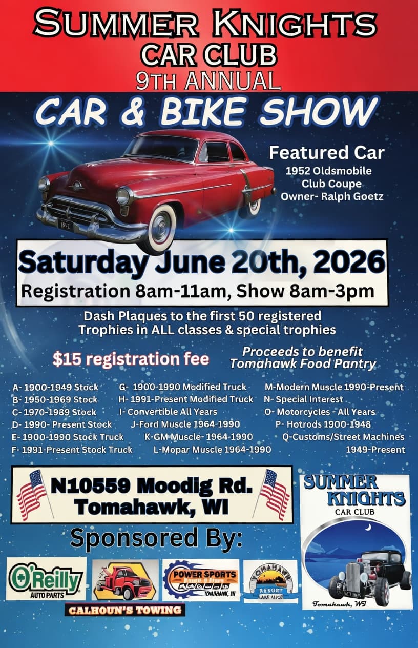 Summer Knights Car Club 9th Annual Car & Bike Show